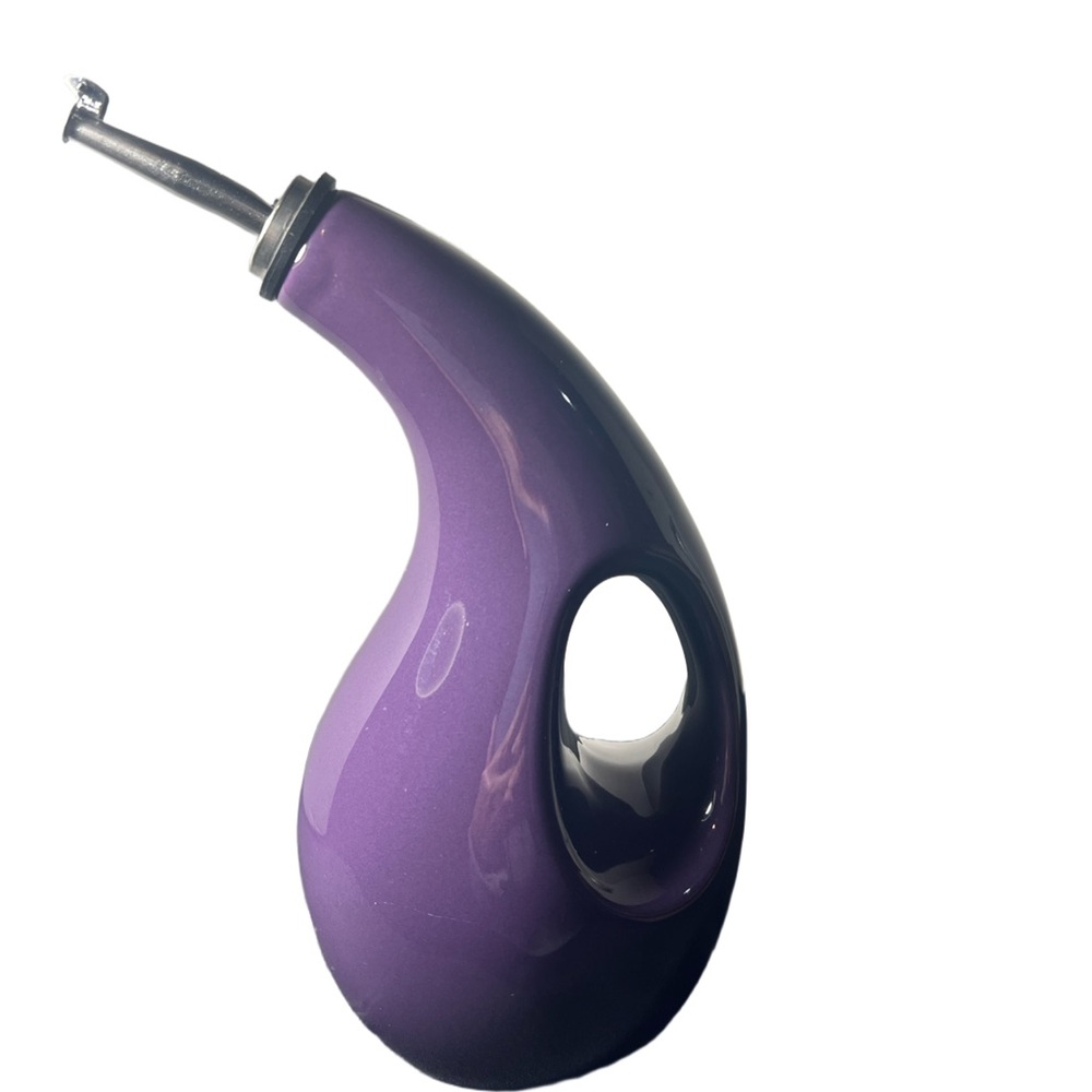 Rachael Ray Purple Ceramic Kitchen Dispenser Excellent Condition. KT167
